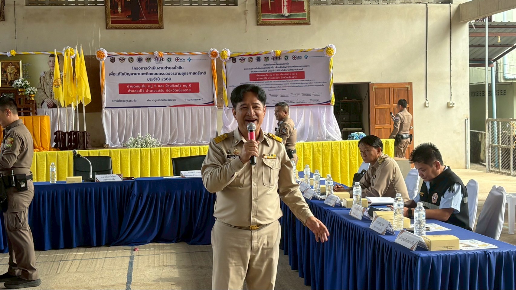 พช.แม่จัน : ร่วมพิธีเปิดโครงการดำเนินงานตำบลยั่งยืนเพื่อแก้ไขปัญหายาเสพติดแบบครบวงจรตามยุทธศาสตร์ ประจำปีงบประมาณ พ.ศ. 2569