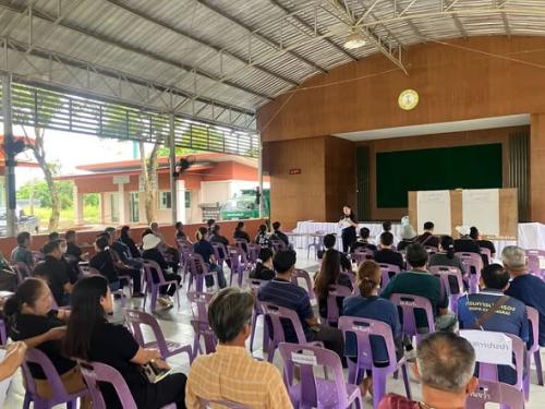 พช.แม่จัน จัดประชุมคัดเลือกผู้นำอาสาพัฒนาชุมชน (ผู้นำ อช.) และคณะกรรมการชมรม อช. ระดับตำบล ตำบลจันจว้า และตำบลจันจว้าใต้